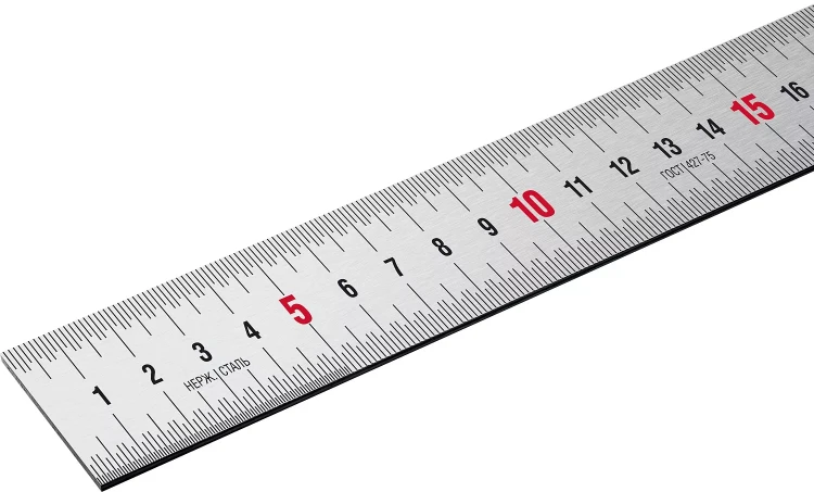 ЗУБР Про-15, длина 0.15 м, усиленная нержавеющая линейка, Профессионал (34280-015) купить в Перми