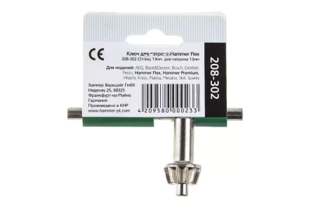 Ключ HAMMER Ф13мм (208-302) купить в Перми