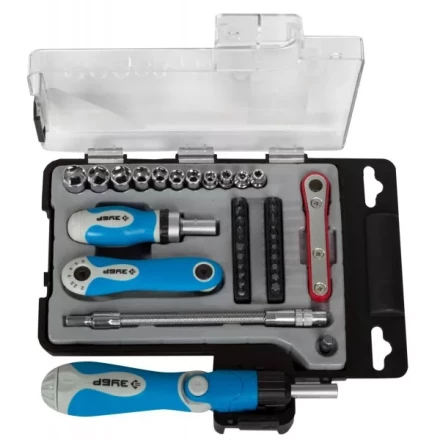 Набор ЗУБР Слесарно-монтажный инструмент &quot;ЭКСПЕРТ&quot;,отвертки реверс., насадки, исбус.ключи, в пласт.боксе, 37 пред. 25291-H37 купить в Перми