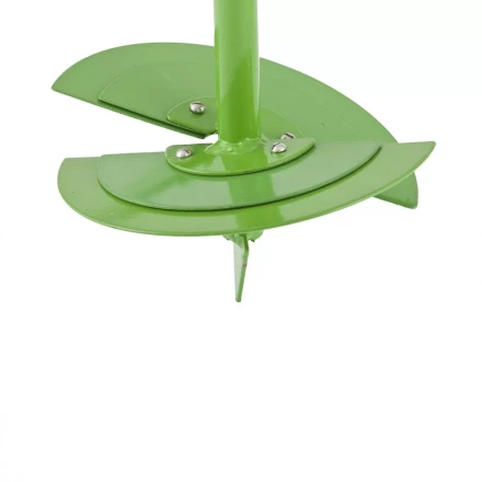 Бур садовый лопастной со сменными ножами, 2110 мм / 1110 мм , удлинитель, диаметр 150 мм, 200 мм, Россия, Сибртех 64399 купить в Перми