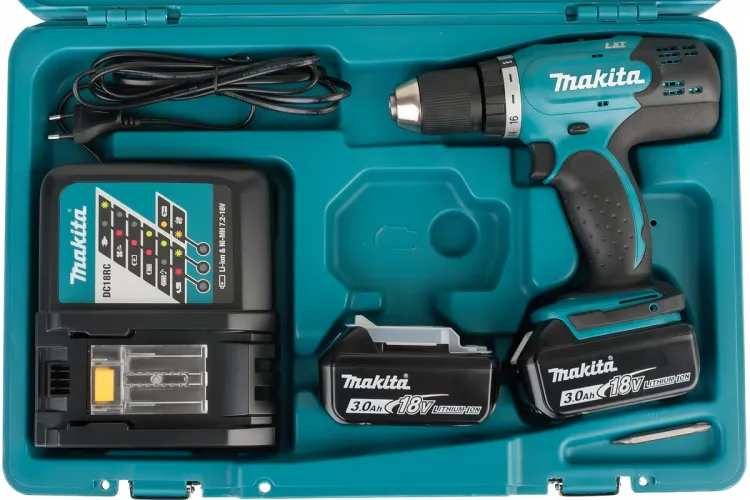 Аккумуляторная дрель-шуруповерт DDF453RFE Makita купить в Перми