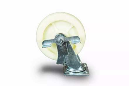 Колесо большегрузное поворотное SCdnb 80 200 мм полипропиленовое с тормозом 1024225 купить в Перми