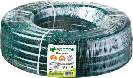 Шланг РОСТОК КЛАССИК поливочный, 8 атм., армированный, 3-х слойный, 1&quot;х25м 40308-1-25 купить в Перми