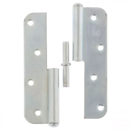 Петля накладная ПН1-130 правая цинк 4штуки Металлист Россия 91556 купить в Перми