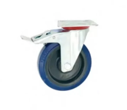 Колесо поворотное резина SRCLb 93 75 мм с тормозом (F) 1027240 купить в Перми