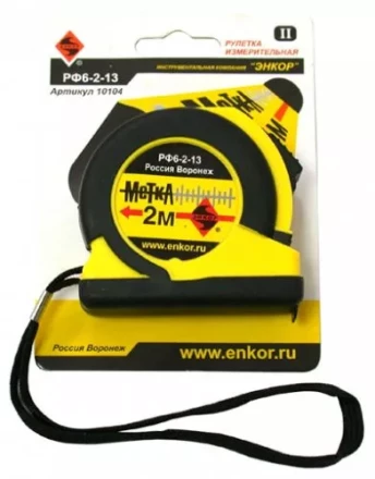 Рулетка 2м Метка Энкор 10104 купить в Перми