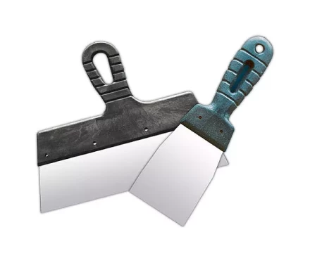 Набор шпателей из нержавеющей стали 100 мм и 350 мм пластмассовая ручка 2 шт СИБРТЕХ 85487 купить в Перми