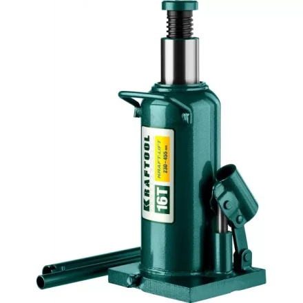 Домкрат гидравлический бутылочный &quot;Kraft-Lift&quot;, сварной, 16т, 230-455мм, KRAFTOOL 43462-16 43462-16_z01 купить в Перми
