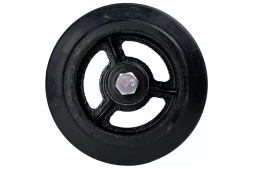 Большегрузное колесо на ось  HITCH 125*50 резина черная D54 (SZ085019)