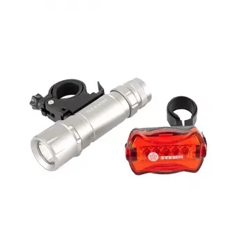 Набор велосипедный: передний 1 Вт Led, 160Lm, задний 5 red Led  Stern 90558 купить в Перми