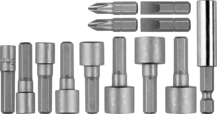 Набор STAYER &quot;PROFI&quot; Биты с магнитным адаптером и торцевыми головками, 13 предметов 2611-H13 купить в Перми