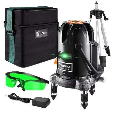 Уровень лазерный LL57GA SET2 DEKO со штативом 1.2 м, 065-0295 купить в Перми