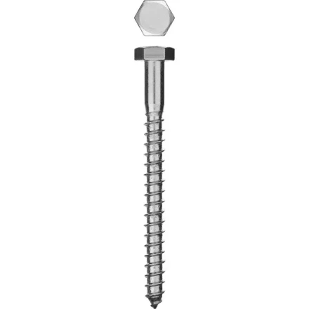 Шурупы ЗУБР &quot;МАСТЕР&quot; с шестигранной головкой, оцинкованные, 6x80мм, 70шт 4-300451-06-080 купить в Перми