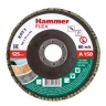 Круг Лепестковый Торцевой (КЛТ) HAMMER КЛТ 1 Ф125х22 Р150 213-023 купить в Перми