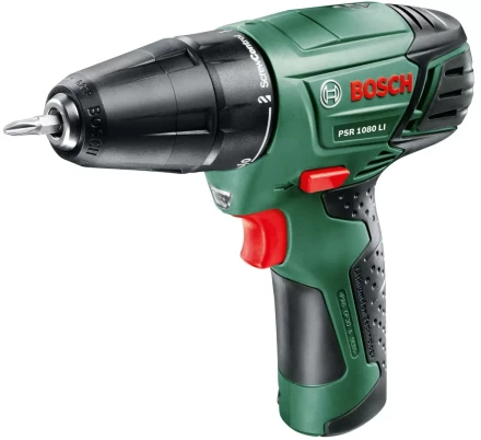 Аккумуляторная дрель BOSCH PSR 1080 LI 1 аккумулятор (0.603.9A2.020) купить в Перми
