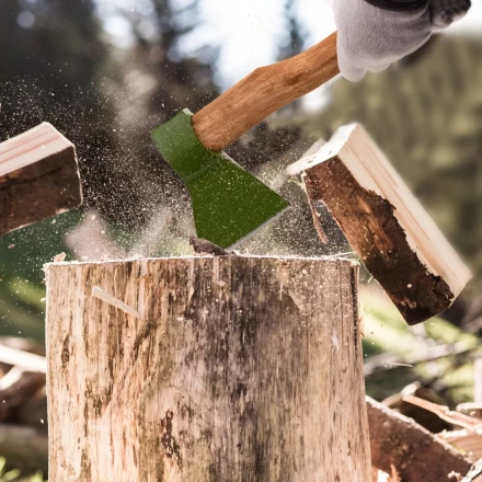 Топор кованный, в сборе, 1200/1550 г, деревянное топорище, 500 мм, Б3 Сибртех 21612 купить в Перми