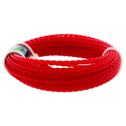 Леска для триммера овальная витая, 2.0 мм х 15 м, Россия Сибртех 961365 купить в Перми