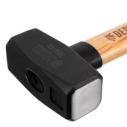 Кувалда, 2000 г Denzel, кованая головка, буковая рукоятка 11021 купить в Перми