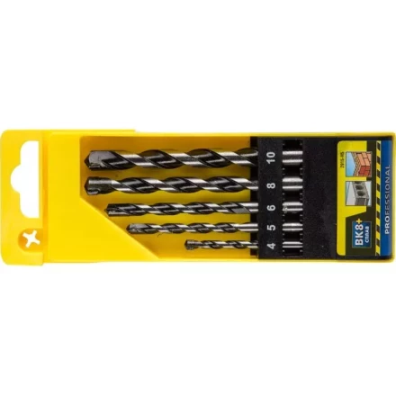 Набор STAYER &quot;PROFESSIONAL&quot;: Свёрла по бетону, ударные 4, 5, 6, 8, 10мм, 5шт 2915-H5 купить в Перми