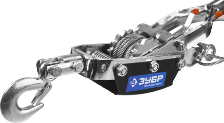 Лебедка ручная рычажная ЗУБР &quot;ПРОФЕССИОНАЛ&quot;, тросовая, 4 т, 3 м, в сумке 43105-4-K купить в Перми