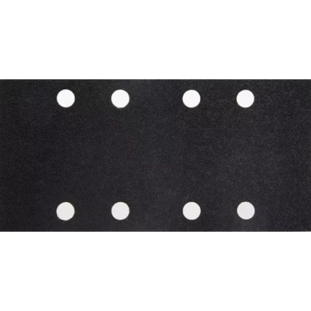 Лист шлиф. универсал. URAGAN &quot;Оптимален для твердых пород дерева&quot; 8 отверстий по линии, для ПШМ, P120, 80х166мм, 50шт 907-22101-120-50 купить в Перми