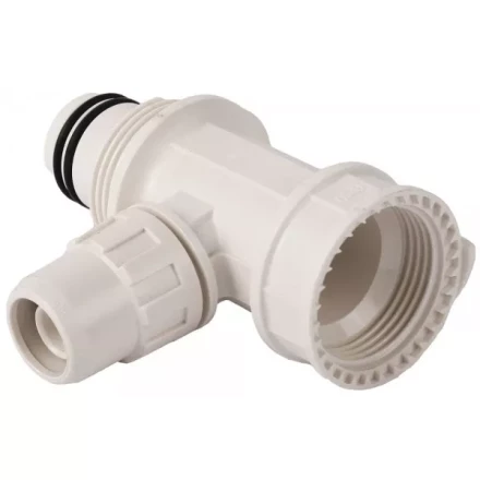 Коллектор ЗУБР &quot;ШиреФит&quot; сборный &quot;внутренняя резьба - штуцер с гайкой - штуцер с гайкой&quot;, 20мм-16мм-20мм 51516-20-16-20 купить в Перми