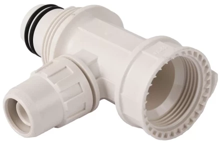 Коллектор ЗУБР &quot;ШиреФит&quot; сборный &quot;внутренняя резьба - штуцер с гайкой - штуцер с гайкой&quot;, 20мм-16мм-20мм 51516-20-16-20 купить в Перми