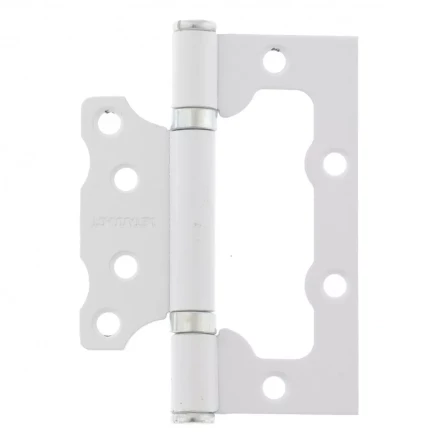 Петля накладная ПНУ-100 белая 4штуки  Металлист Россия 91565 купить в Перми