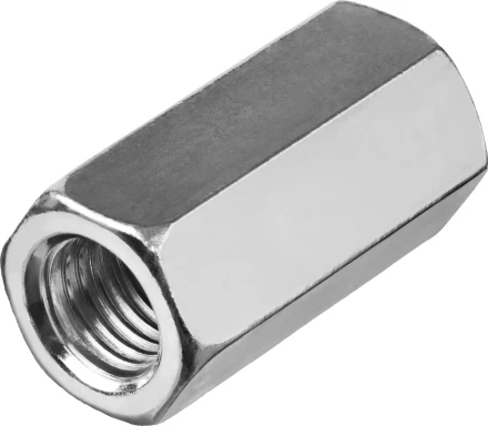 Гайка ЗУБР &quot;МАСТЕР&quot; переходная, DIN 6334, оцинкованная, M14, 5кг 303750-14 купить в Перми