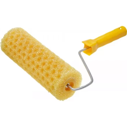 Валик &quot;ГОРОШЕК СТРУКТУРНЫЙ&quot; поролон, ручка 6мм, STAYER Standard 0369-18 купить в Перми