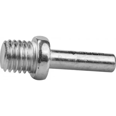 Переходник ЗУБР &quot;МАСТЕР&quot; оцинкованный, &quot;дрель-УШМ&quot; для опорных тарелок, d 8мм / М14 35787-S купить в Перми