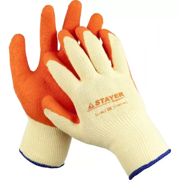 Перчатки STAYER "EXPERT"  рабочие с рельефным латексным покрытием, 10 класс, L-XL 11407-XL купить в Перми