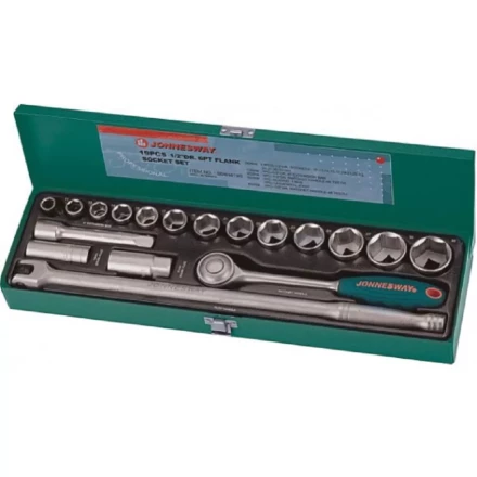 Набор головок торцевых 1/2&quot;DR 11-32мм 19предметов Jonnesway S04Н419S 47432 купить в Перми