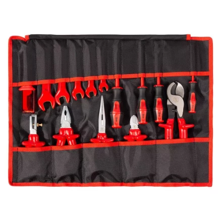 Набор диэлектрического инструмента КВТ НИИ-26, 15 предметов (92069) купить в Перми