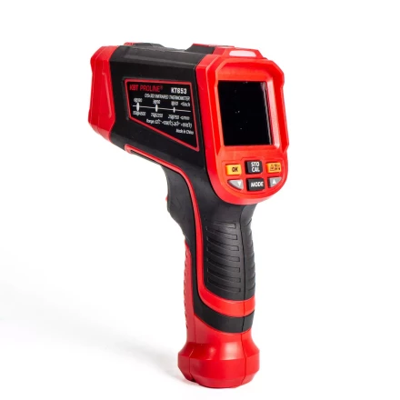 Лазерный бесконтактный цифровой пирометр КВТ KT 653 до 1080°C (87246) купить в Перми