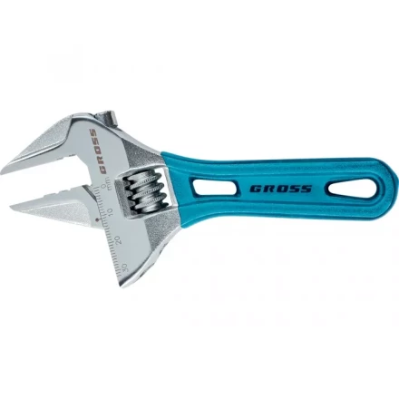 Ключ разводной, 250 мм,CrV, укороченная ручка  GROSS 15566 купить в Перми