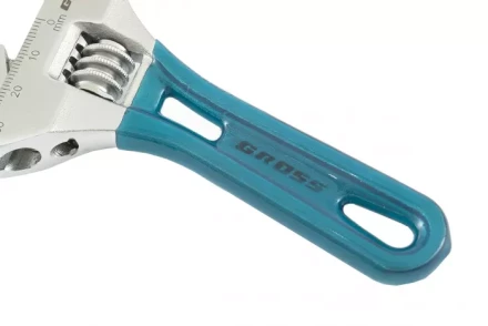 Ключ разводной, 250 мм,CrV, укороченная ручка  GROSS 15566 купить в Перми