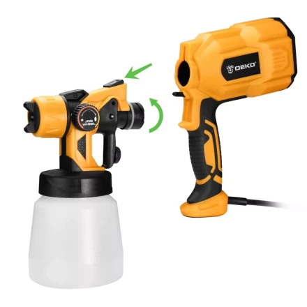 Краскопульт электрический DKSG55K1 HVLP DEKO, 018-1043 купить в Перми