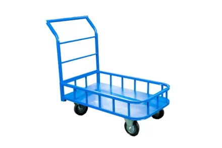 Тележка платформенная TOR ТП-МБ (600х1000) с бортами (колеса 125 мм) 1047376 купить в Перми