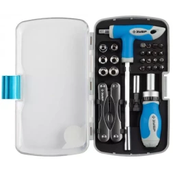 Набор ЗУБР "ЭКСПЕРТ" универсальный, слесарно-монтажный и многофункциональный инструмент в пластмассовом боксе, 35предм 25290-H35