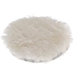 Насадка полировальная "под липучку" 125 мм натуральная шерсть MATRIX 75952