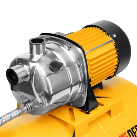 Насосная станция Denzel 97311, PSL1100X, 1100 Вт, 3600 л/ч, ресивер 50 л, подъем 45 м, нержавейка купить в Перми