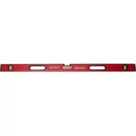 Уровень ЗУБР &quot;МАСТЕР&quot; &quot;УС - 5&quot; коробчатый усиленный, фрезерованный, 3 глазка, крашенный, с ручками, 100см 4-34585-100 купить в Перми