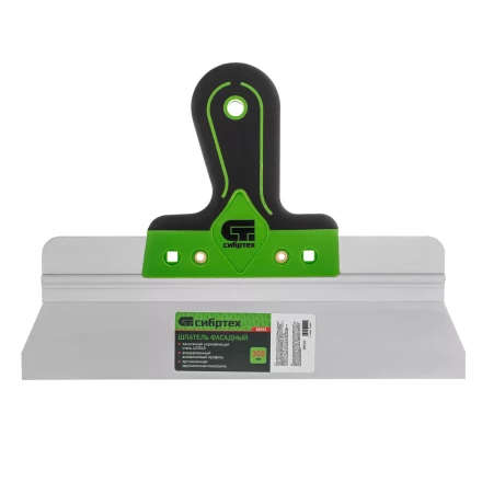 Шпатель фасадный Сибртех, нержавеющая сталь 420S45, 300 мм, 2-компонентная ручка, 85593 купить в Перми