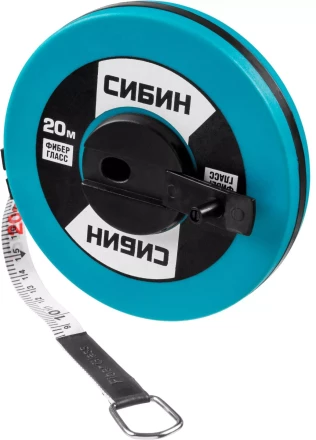 Мерная лента СИБИН фиберглассовая, 20м 34154-20 купить в Перми