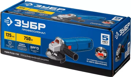 Машина углошлифовальная компактная УШМ-П125-750 серия ПРОФЕССИОНАЛ купить в Перми
