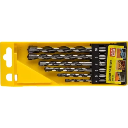 Набор STAYER &quot;PROFESSIONAL&quot;: Свёрла по бетону, ударные 4, 5, 6, 6, 8, 10мм, 6шт 2915-H6 купить в Перми