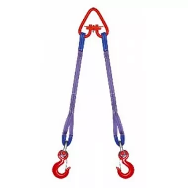 Строп текстильный двухветвевой 2СТ 5 т L=3.5 м SF7 120 мм Звено РТ-3 купить в Перми