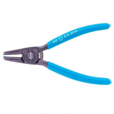 Съемник 165 мм для внешних стопорных колец (19-60 мм) изогнутые губки Gross 18341 купить в Перми