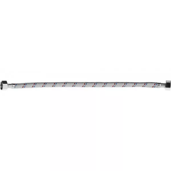 Подводка гибкая STAYER для воды, оплетка из нержавеющей стали, г/г 1/2" - 0,4м 51015-G/G-040 купить в Перми